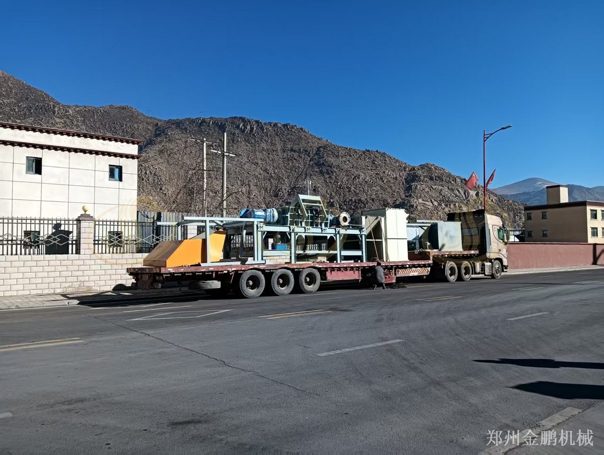 郑州金鹏垃圾减容设备在大件垃圾粗破中的工程应用