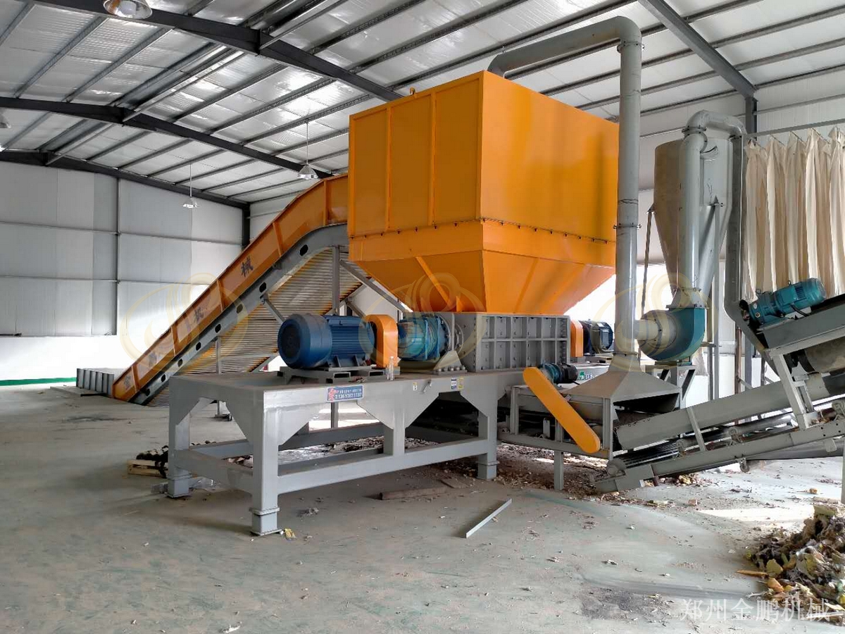 郑州金鹏城市垃圾粉碎机用于生活垃圾减容处理